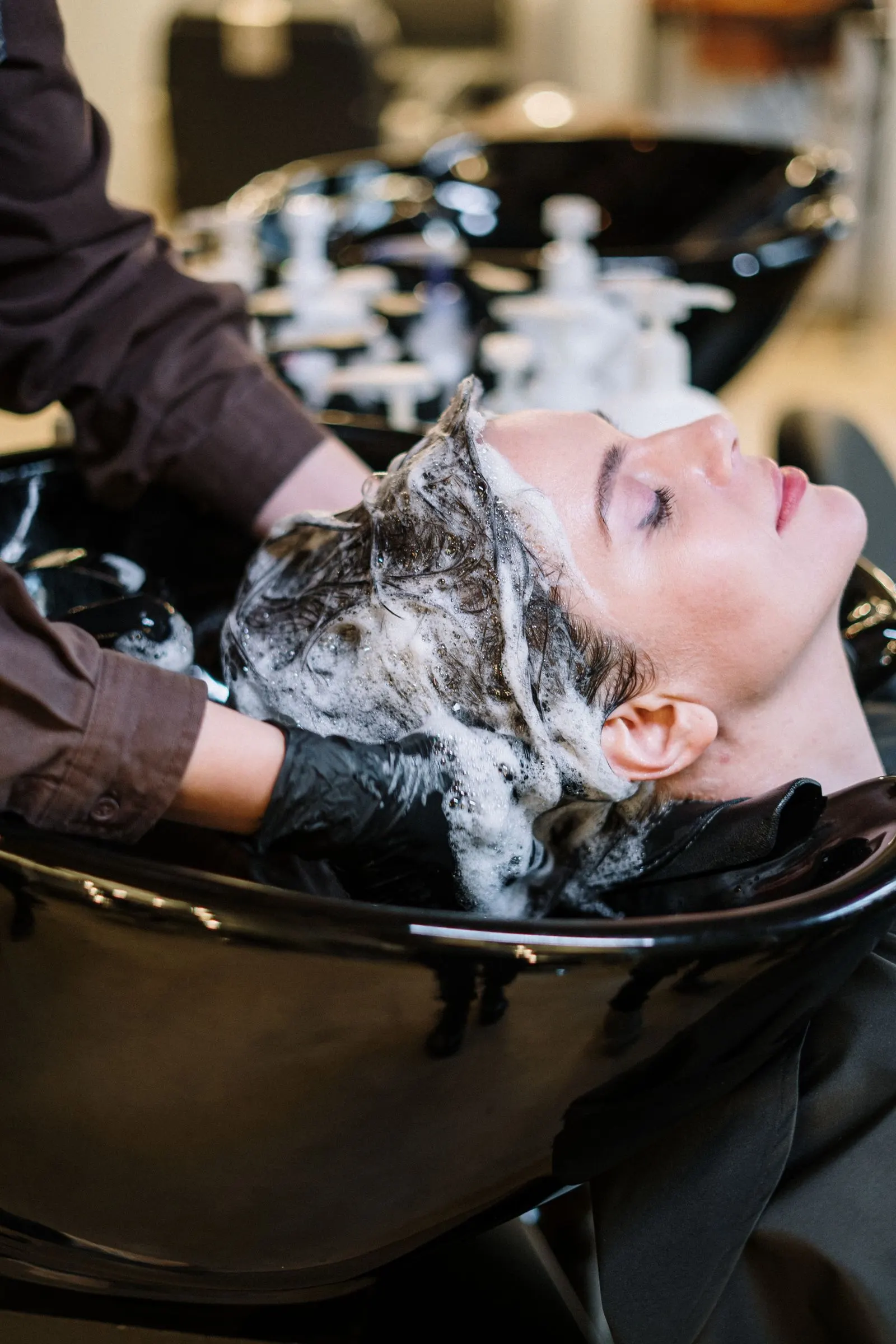 Shampoing au bac