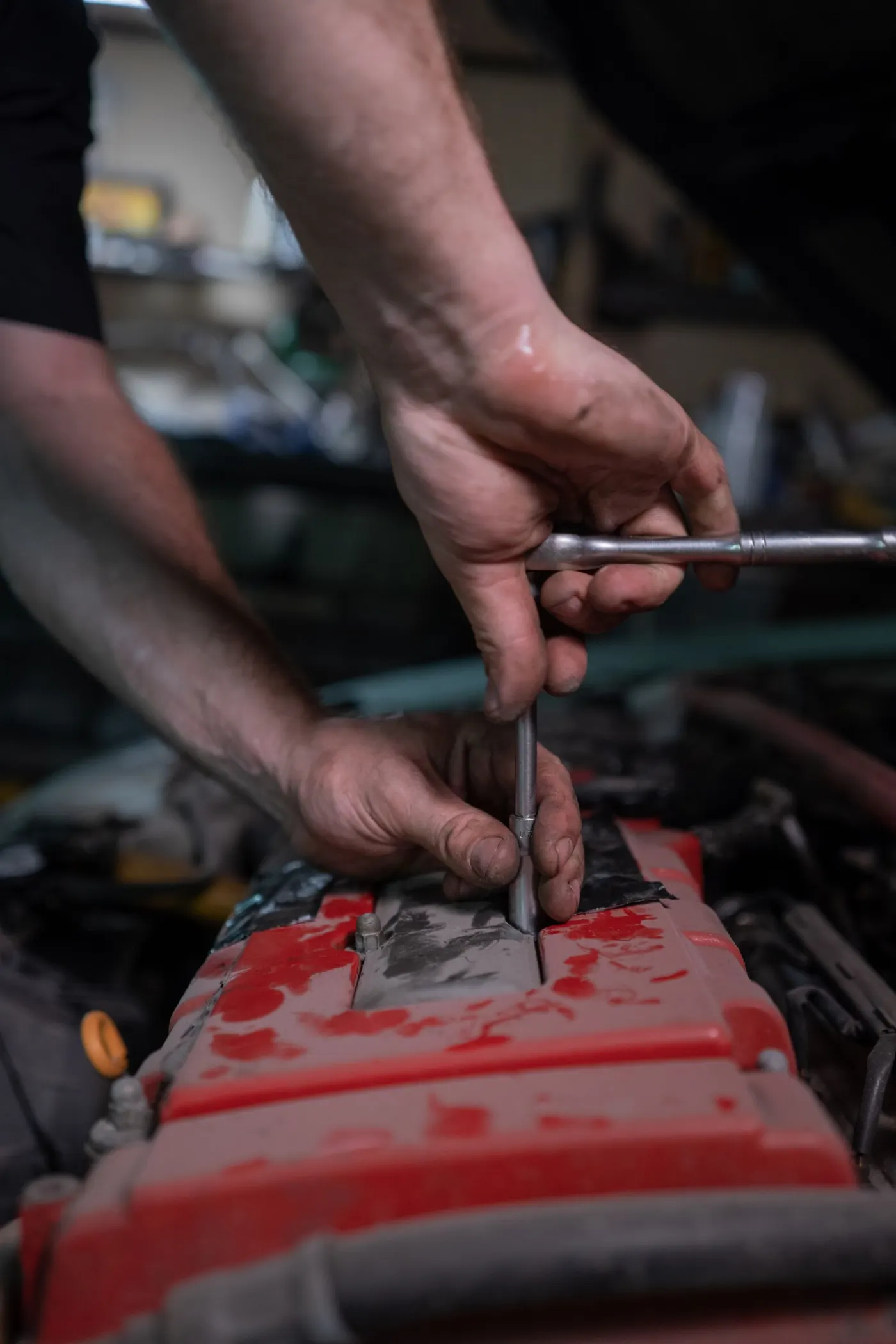 Serrage d’un organe moteur à la douille